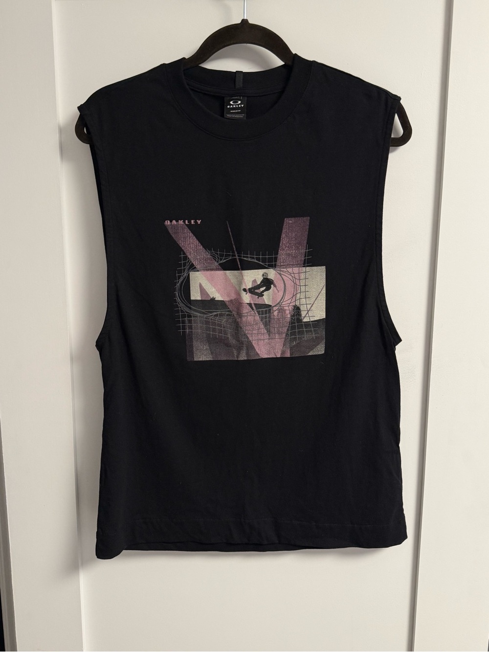 Oakley Black Graphic Tank Top